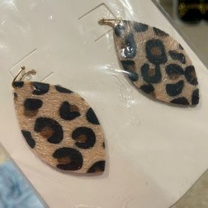Marley Lilly Leopard Earrings